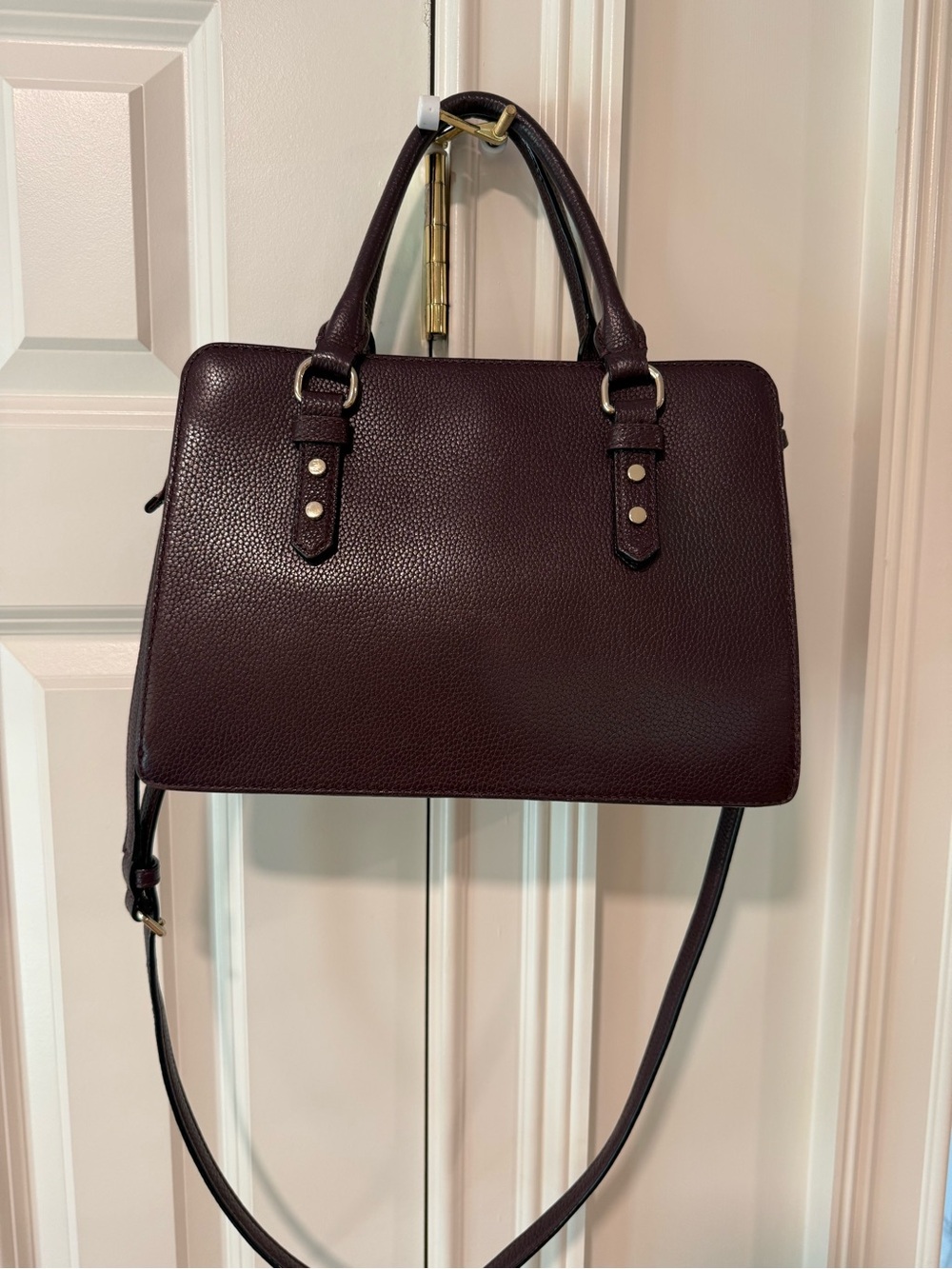 Kate Spade Mulberry Street Lise Satchel Cherrywood Leather - Picture 4 of 14